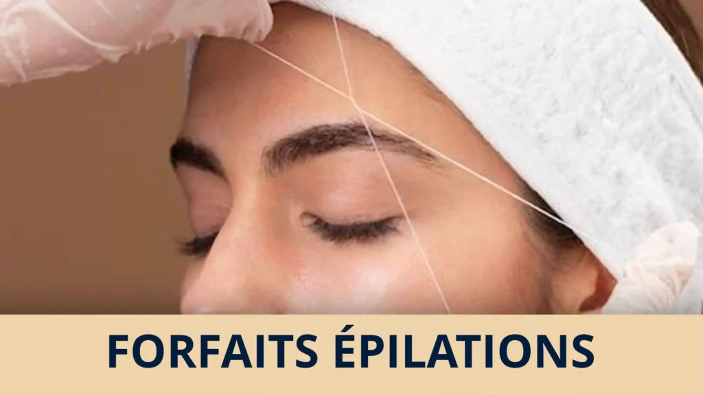 Forfait épilation sourcils au fil institut Eau de Rê Sainte-Marie 974