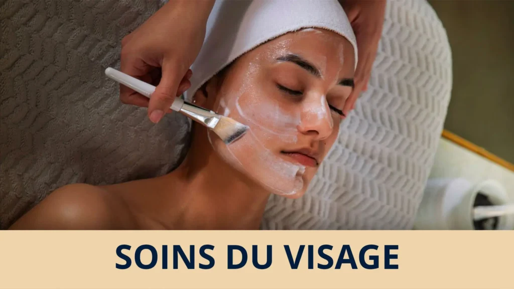 Soin visage avec application de masque institut Eau de Rê Sainte-Marie 974